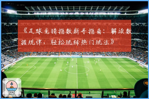 《足球竞猜指数新手指南：解读数据规律，轻松玩转热门玩法》